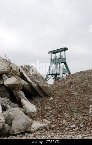 Ewald colliery, miniera di morire nella Ruhr Foto Stock