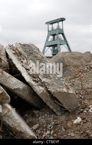 Ewald colliery, miniera di morire nella Ruhr Foto Stock