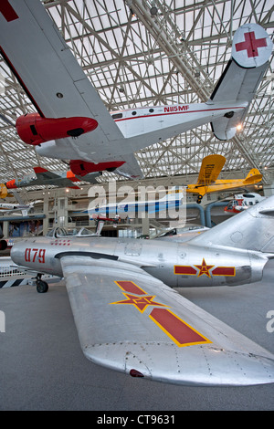 MiG-15 (1950). Il Museo del Volo. Seattle. Stati Uniti d'America Foto Stock
