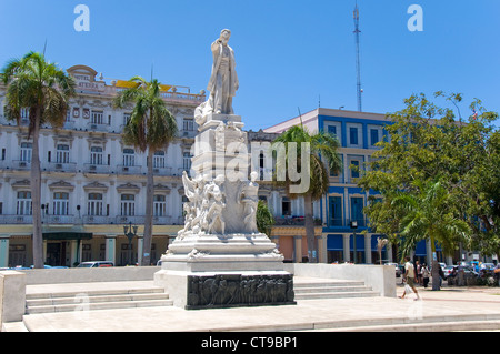 Statua in Parque Central, La Havana, Cuba Foto Stock