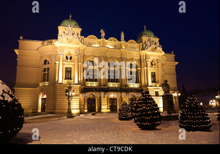 Teatro Slowacki di Cracovia Foto Stock