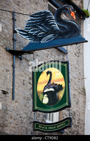 La Black Swan Hotel, Middleham, North Yorkshire Dales, REGNO UNITO Foto Stock