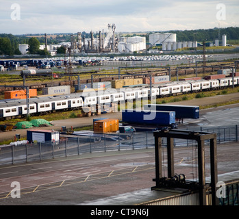 Attività porte Harwich International, Harwich, Essex, Inghilterra Foto Stock