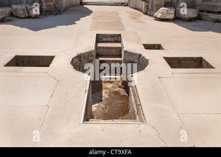 Il Battistero di San Giovanni la Basilica, Selcuk, vicino a Efeso in Turchia Foto Stock
