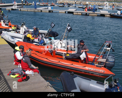 Scuole nazionali di vela Regata Associazione 2012 Weymouth e Portland National Sailing Academy Foto Stock