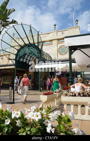 Art Nouveau Cafe de Paris, Place du Casino, Monte Carlo, il Principato di Monaco Foto Stock