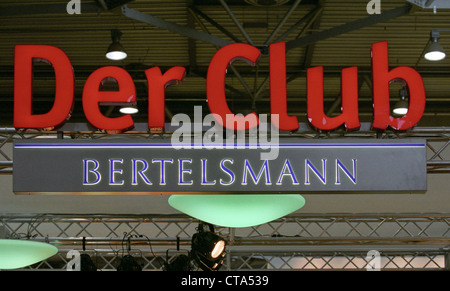 Logo del Club BERTELSMANN Foto Stock