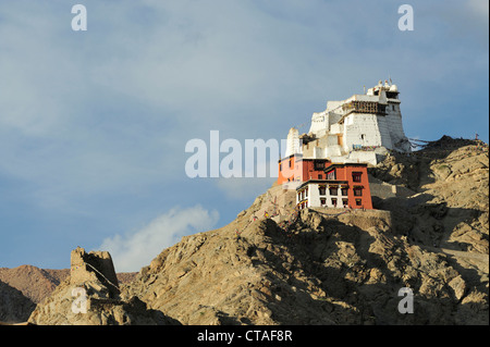 Monastero di Leh, Leh, valle di Indus, Ladakh, Jammu e Kashmir India Foto Stock