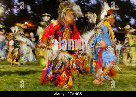 Regno tribù PowWow, Centro del Patrimonio, Bismarck Burleigh County, il Dakota del Nord, STATI UNITI D'AMERICA Foto Stock