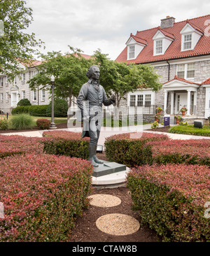 Statua di James Madison a JMU in Harrisonburg Virginia Foto Stock