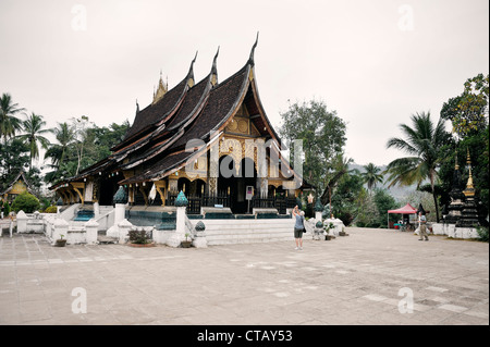 Iva Xieng Thong tempio buddista, architettura, Luang Prabang, Laos Foto Stock