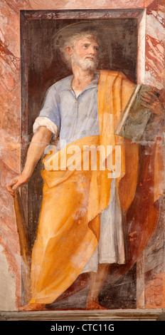 Roma - MARZO 21: Vernice di San Giuda Taddeo apostolo dalla matrice basilica di Santa Prassede il 21 marzo 2012 a Roma. Foto Stock