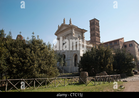 Roma - Basilica di Santa Francesca Romana Foto Stock