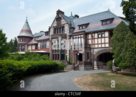 Sonnenberg giardini e Mansion, State Historic Park in Canandaigua, New York Foto Stock