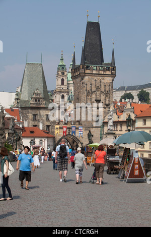 Repubblica ceca, edifici, Praga, città, architettura, arte, monumenti, alloggiamento, turismo, scena, urban Foto Stock