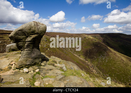 Valle di edale derbyshire parco nazionale di Peak District Inghilterra Foto Stock