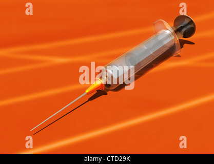 Farmaci in sport illustrazione concettuale Foto Stock