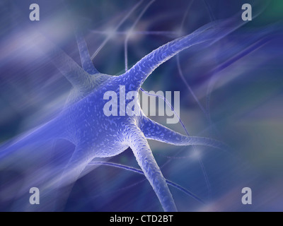 Le cellule nervose artwork Foto Stock