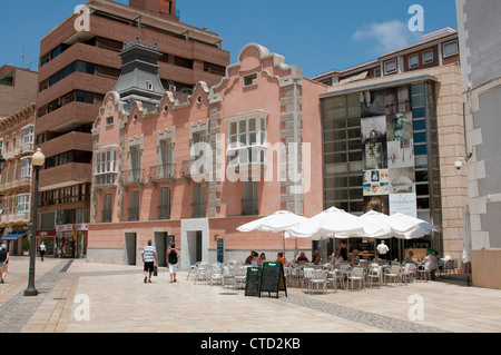 Teatro romano del museo della città di Cartagena centro meridionale Spagna Foto Stock