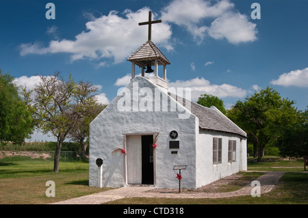 La Lomita Cappella, nei pressi di missione, Rio Grande Valley, Texas, Stati Uniti d'America Foto Stock