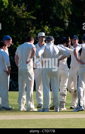 Il Cricketers villaggio Foto Stock