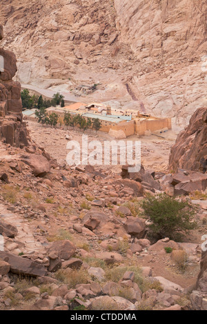 Il monastero di Santa Caterina, Sinai, Egitto Foto Stock