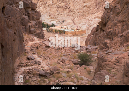 Il monastero di Santa Caterina, Sinai, Egitto Foto Stock