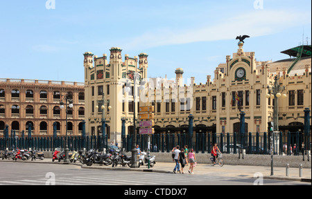 Spagna, Valencia, Estacion del Norte, stazione ferroviaria, Foto Stock