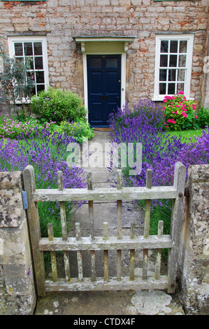 La porta anteriore del vicario vicino, Wells Regno Unito Foto Stock