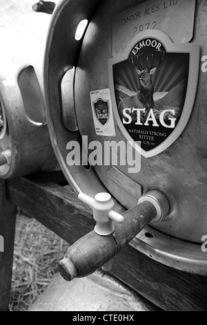 Un festival della birra nel pub The George, St Briavels, Foresta di Dean. Foto Stock