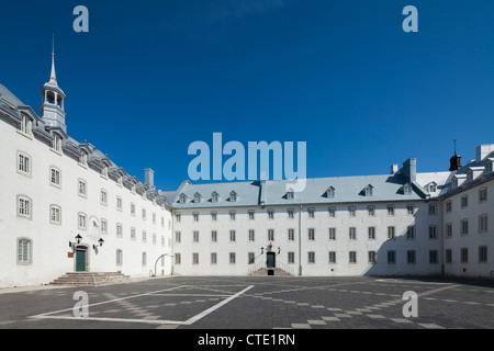 Cortile interno Séminaire de Quebec City Foto Stock