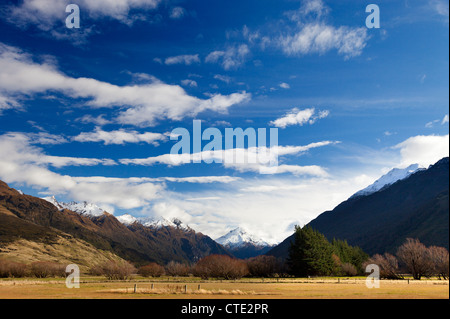 Wilkin Valley, Makarora, montare gli aspiranti National Park, Nuova Zelanda 2 Foto Stock