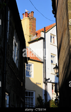 Cliffe Street in Robin Hood's Bay, North Yorkshire Foto Stock