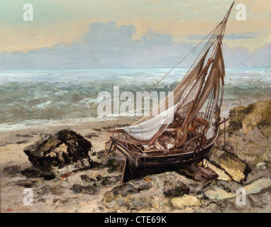 La barca da pesca 1865 Jean Désiré Gustave Courbet 1819 - 1877 il francese in Francia Foto Stock