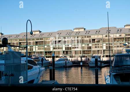 Blue Hotel, Finger Wharf, Woolloomooloo, Sydney, Australia Foto Stock