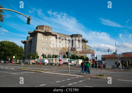 Feldstrasse street Sankt Pauli district Amburgo Germania Europa Foto Stock