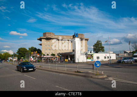 Feldstrasse street Sankt Pauli district Amburgo Germania Europa Foto Stock