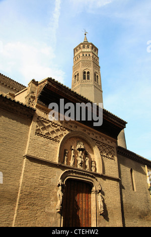 Spagna Aragona, Saragozza, Iglesia de San Pablo, chiesa, Foto Stock