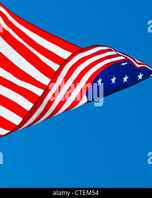 Stati Uniti d'America, New York City, 15 star noi bandiera Foto Stock