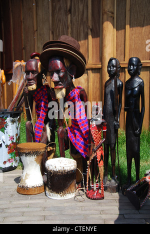 Keniano arte presso Floriade 2012, world horticultural expo Venlo Paesi Bassi Foto Stock