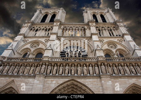 La cattedrale di Notre Dame, Paris, Francia, Europa Foto Stock