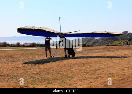 aliante di caduta Foto Stock