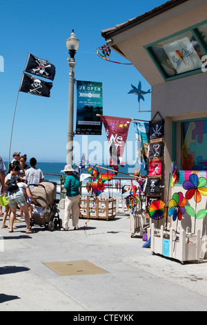 Huntington Beach pier Orange County in California USA Foto Stock