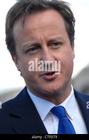 David Cameron, British politico conservatore e del Primo Ministro del Regno Unito Foto Stock