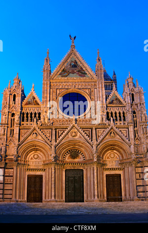 L'Italia, Toscana, Siena, il Duomo di Santa Maria Assunta, patrimonio mondiale dell UNESCO Foto Stock