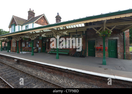 Sheffield Park stazione ferroviaria, la ferrovia Bluebell Foto Stock