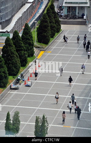 Vista aerea sulla terrazza sud Shinjuku Tokyo Giappone Asia Foto Stock