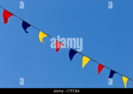 Bunting colorati Foto Stock