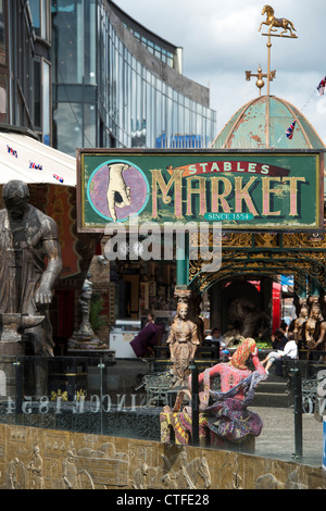 Maneggio mercato. Camden Town. Londra Foto Stock