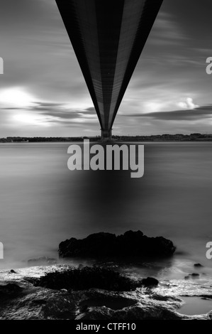 Humber Bridge, Hull, East Yorkshire, Inghilterra. Foto Stock